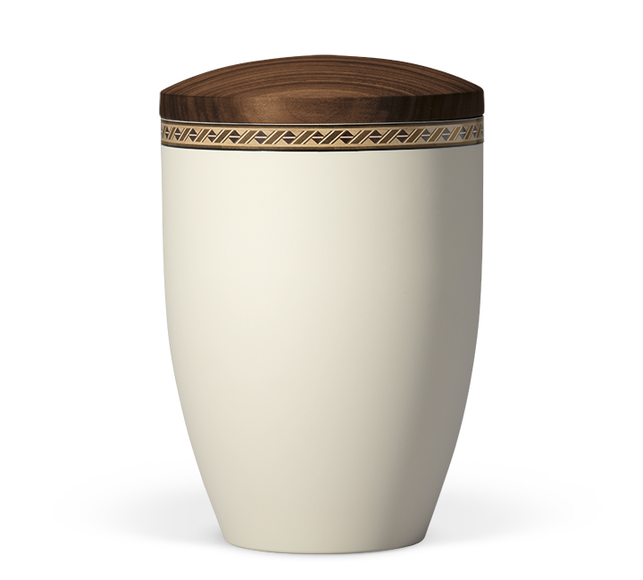 Heiso Avantgarde wooden lid organic urn