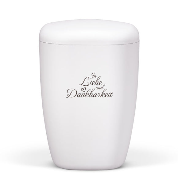 Heiso Contura Weiß Matt Bio Urne