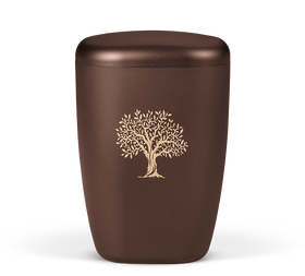 Heiso Contura Kastanienbraun Bio Urne - 0