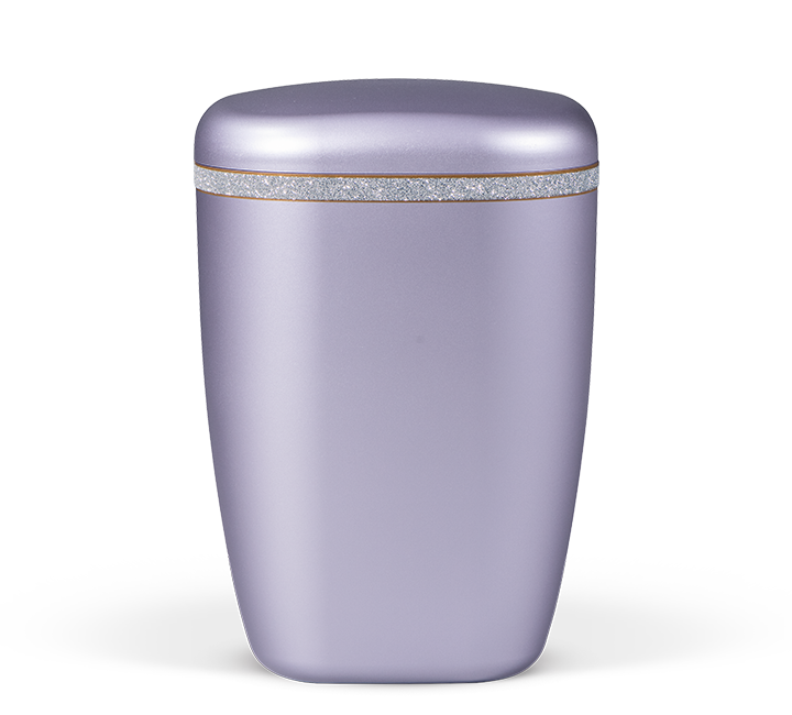 Heiso Contura fig violet organic urn - 0