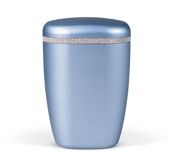 Urna biologica Heiso Contura blu ghiacciaio