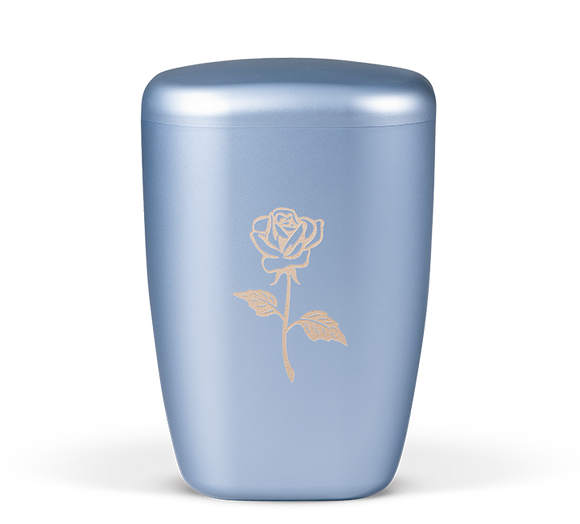 Urna biologica Heiso Contura blu ghiacciaio