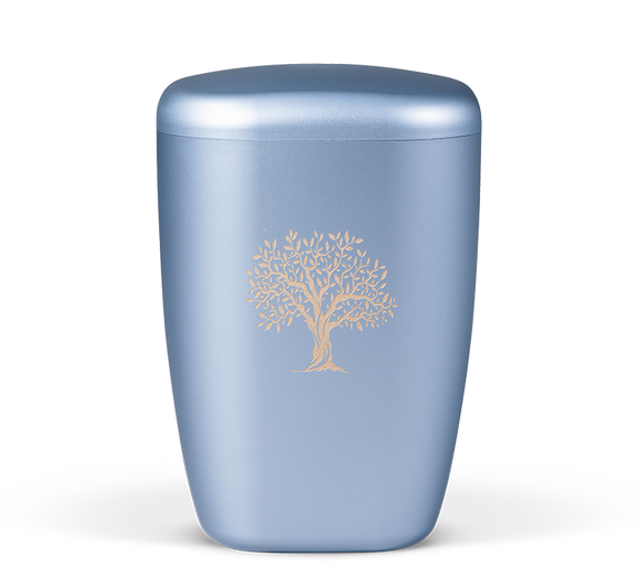 Urna biologica Heiso Contura blu ghiacciaio