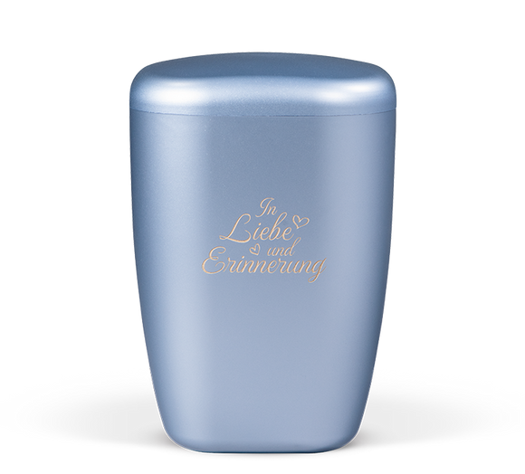 Urna biologica Heiso Contura blu ghiacciaio