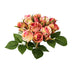 Bouquet di rose x16 29cm rosa