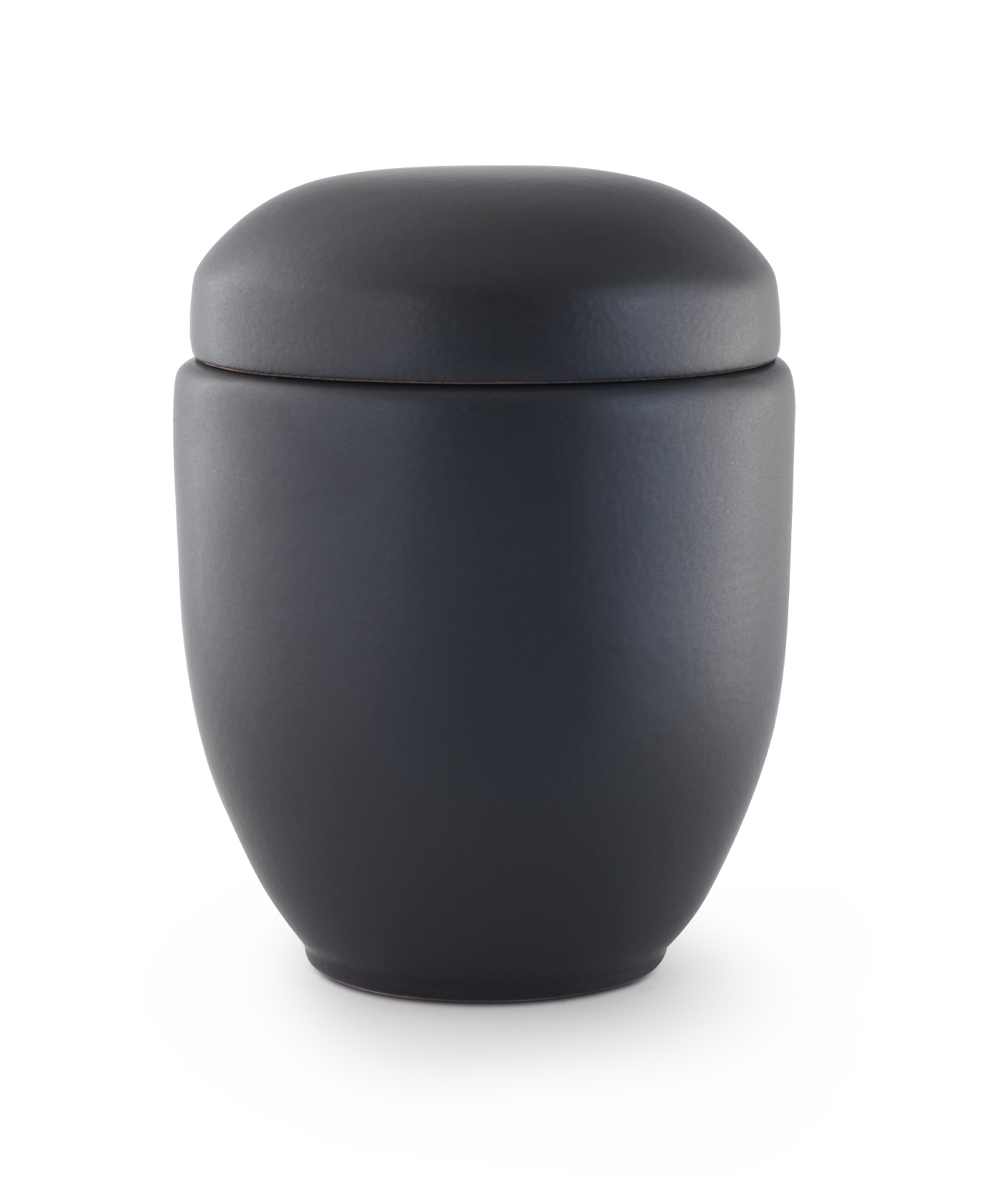 Völsing urn black matt glazed ceramic