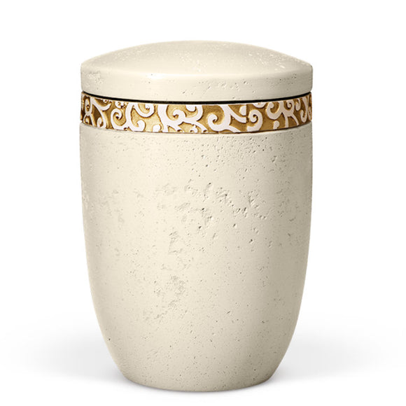 Heiso Urne Dujura aus Kalzium Bio Urne