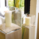 Glasvase quadratisch - Set-2