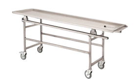 Hygeco Transportwagen mit Führungsschienen