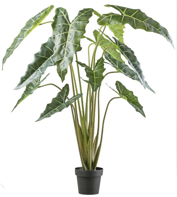 Alocasia zebrina Sarian Kunstpflanze deko