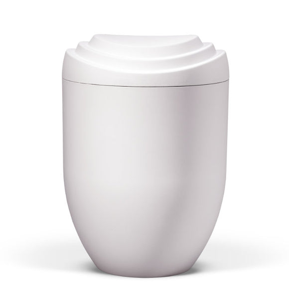 Heiso Scalerna White 3D Print Bio Urn