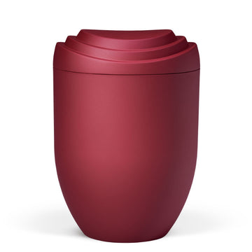 Heiso Scalerna Weinrot 3D Druck Bio Urne - 0