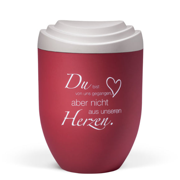 Heiso Scalerna wine red 3D print bio urn