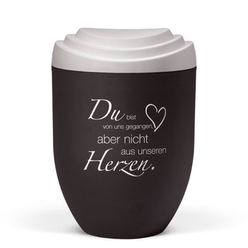 Heiso Scalerna Anthrazit 3D Druck Bio Urne