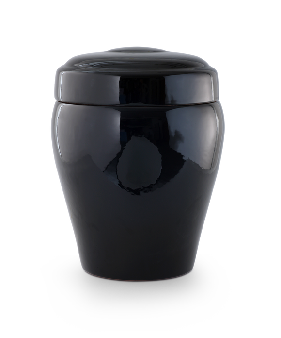 Völsing Urne seidenglänzend glasiert Keramik