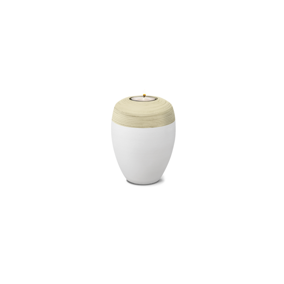 Feuer und Erde Horizont Omega Memory Bio Lehm Urne