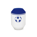 Feuer und Erde Fussball Oktagon Bio Lehm Urne-1