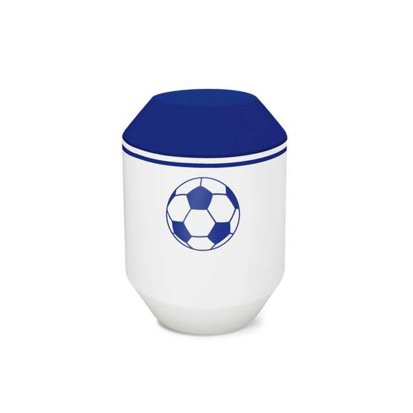 Feuer und Erde Fussball Oktagon Bio Lehm Urne