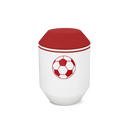 Feuer und Erde Fussball Oktagon Bio Lehm Urne-3