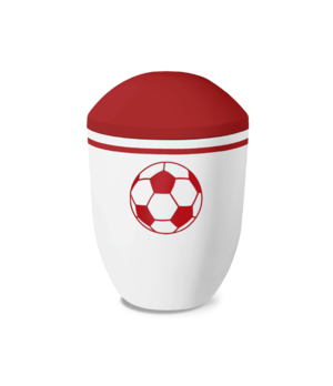 Feuer und Erde Fussball Pure Bio Lehm Urne