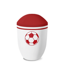 Feuer und Erde Fussball Pure Bio Lehm Urne-3