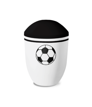 Feuer und Erde Fussball Pure Bio Lehm Urne