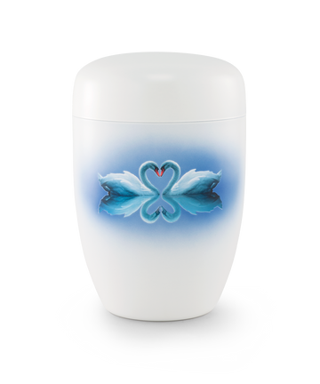 Urna Völsing Edición White Swan metal