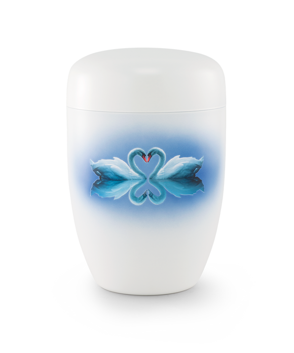 Urna Völsing Edición White Swan metal
