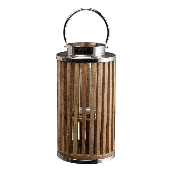 Wooden lantern metal handle ROYAL