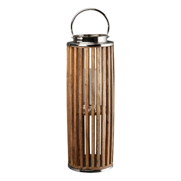 Holz Laterne Metall Griff ROYAL - 0