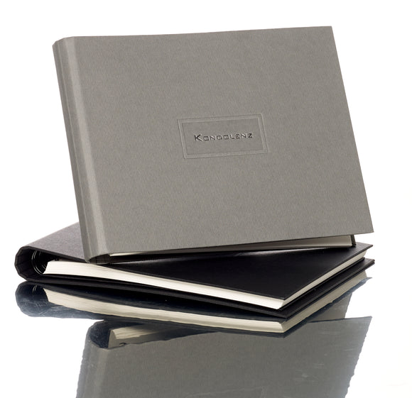 Rössler Kondolenzbuch versteckte Spirale 2 Stück