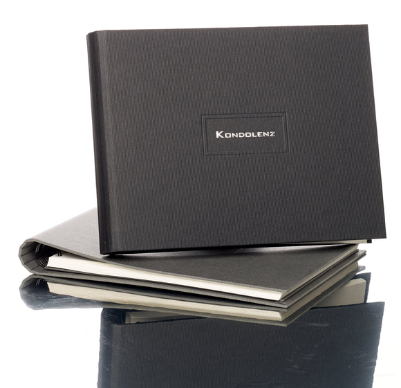 Rössler Kondolenzbuch versteckte Spirale 2 Stück