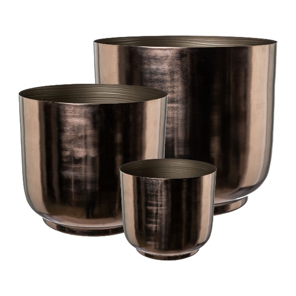 Metall Übertopf 3erSet PLANTER