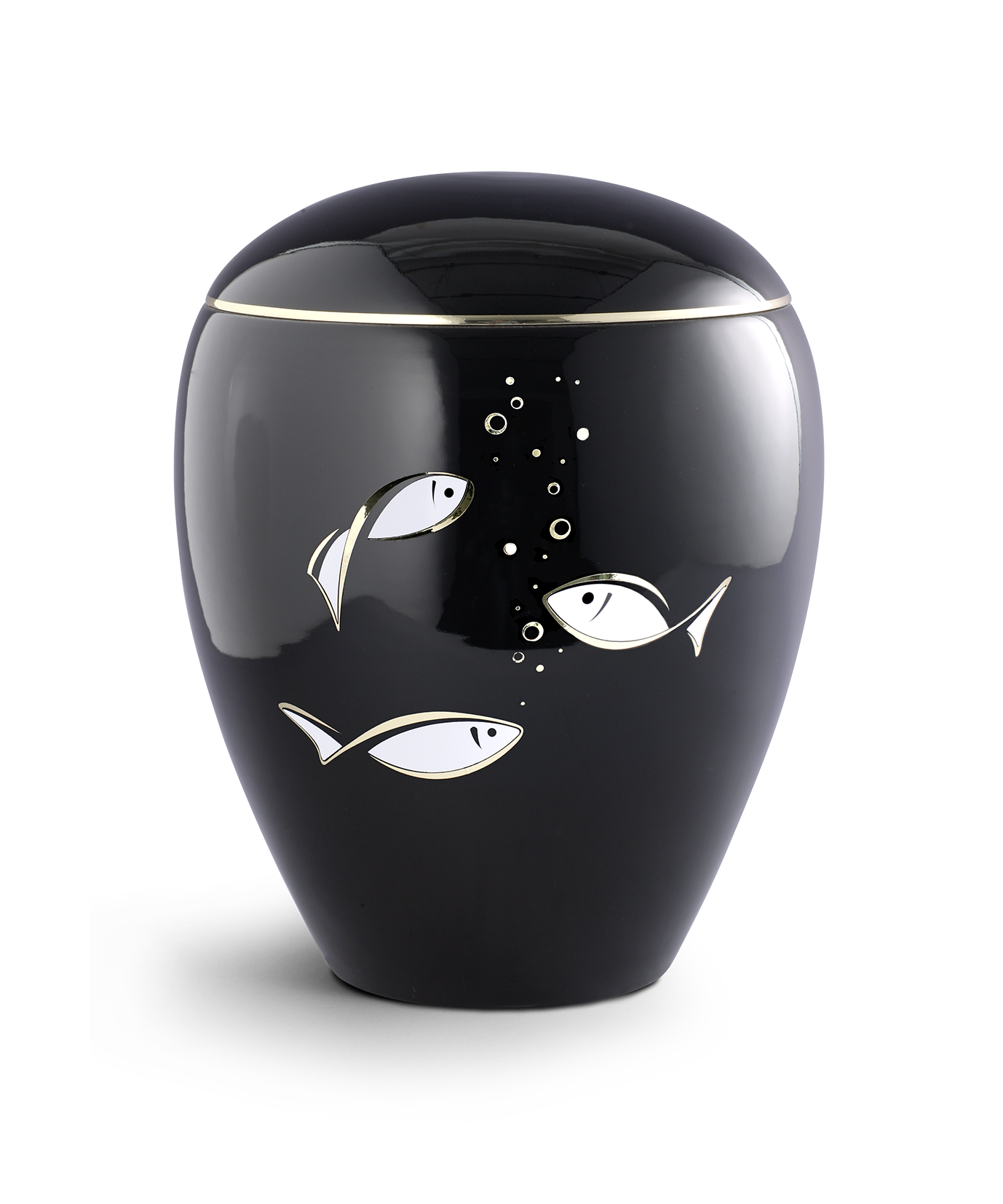 Kaufen schwarz-fische Völsing Urne Edition Ceramica Keramik