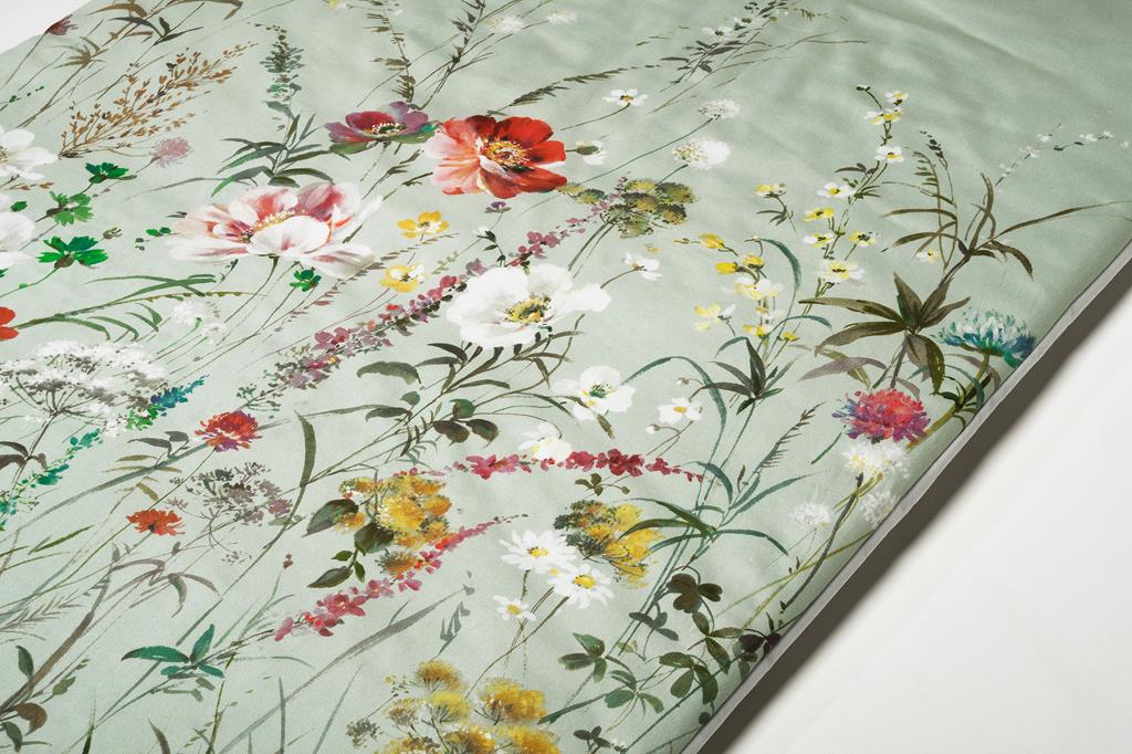 Spalt blanket set premium satin flower meadow - 0