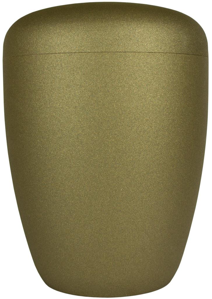 Spalt urn Brass lacquered natural material - 0
