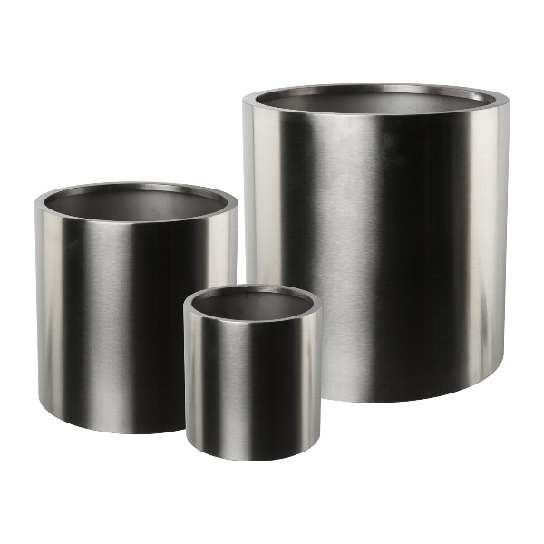 Stainless steel planter set of 3 PURE
