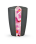Samtton anthrazit/Orchidee
