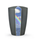 Samtton anthrazit/Regenbogen