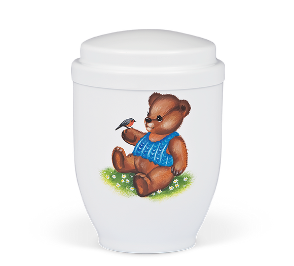 Heiso Kinderurne Stahl Urne