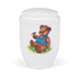 Weiß Teddy handbemalt