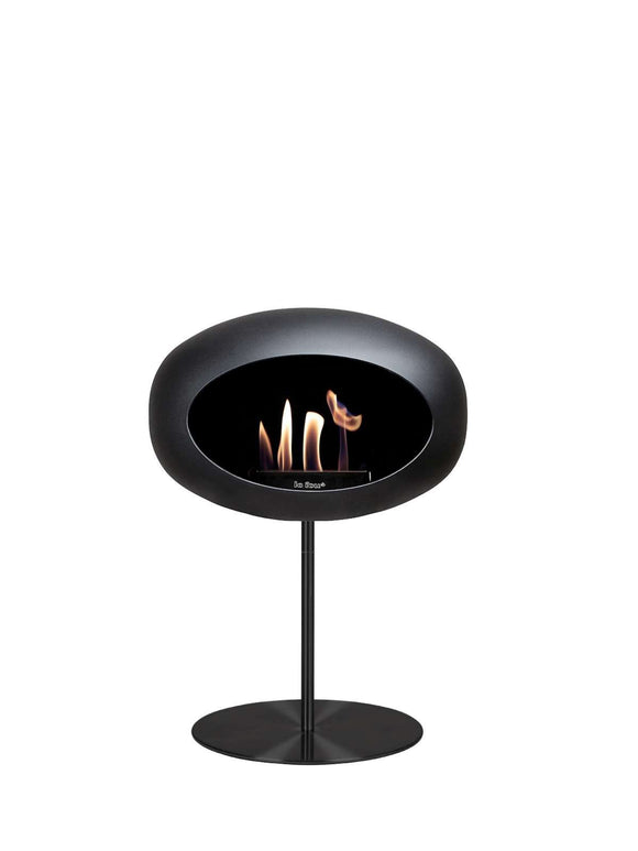Le Feu GROUND STEEL LOW BLACK Bioethanol-Kamin