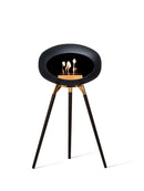 Le Feu GROUND HIGH BLACK Bioethanol-Kamin-1