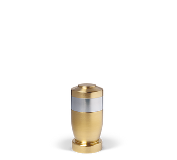 Heiso Gedenkurne Klassisch Messing