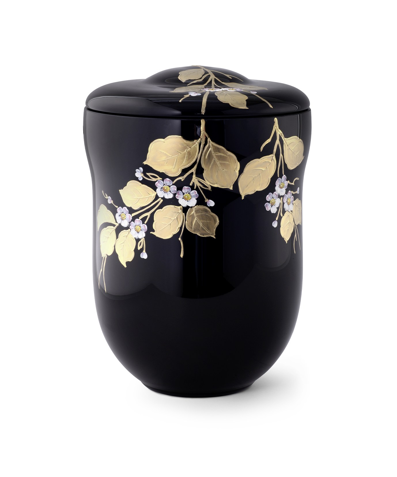 Kaufen schwarz-kirschblutenzweig Völsing Urne Edition Murano Glas