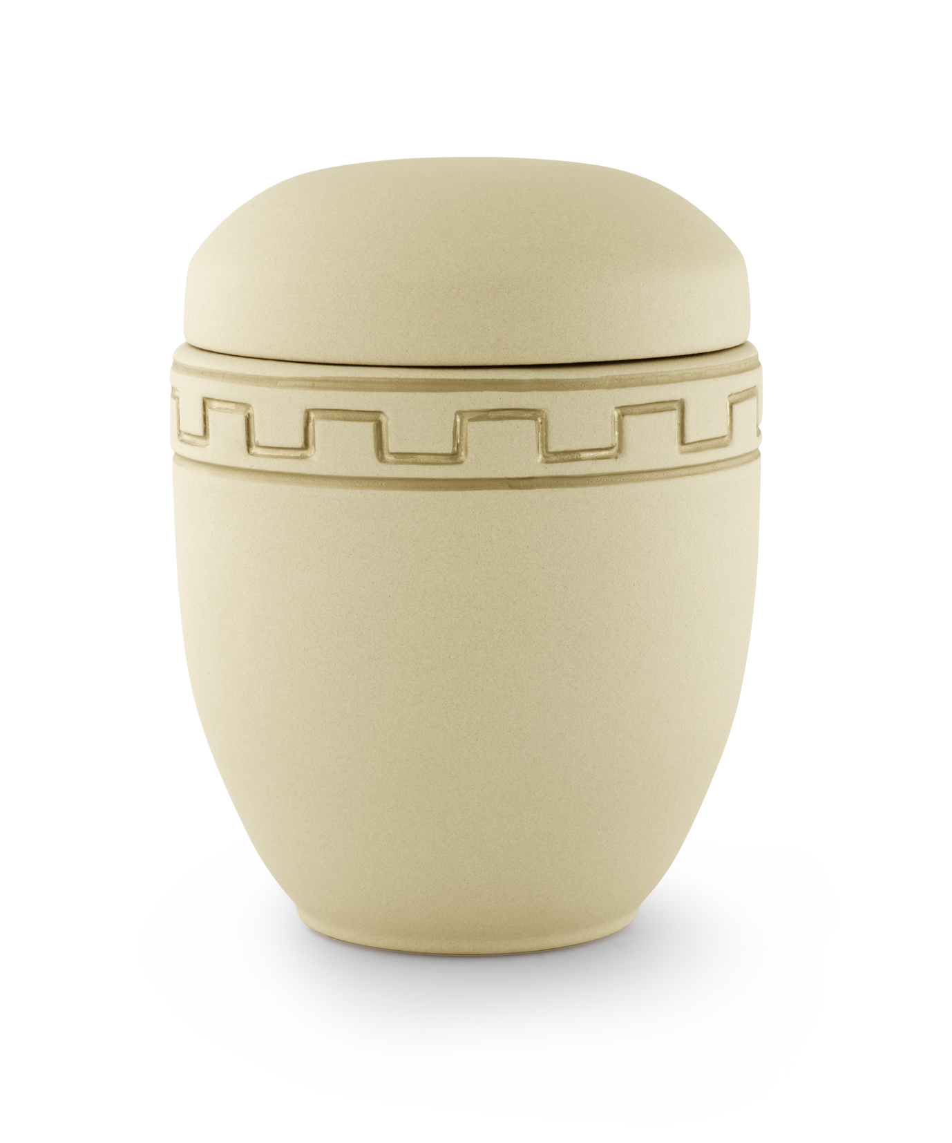 Völsing urn Meander decoration ceramic