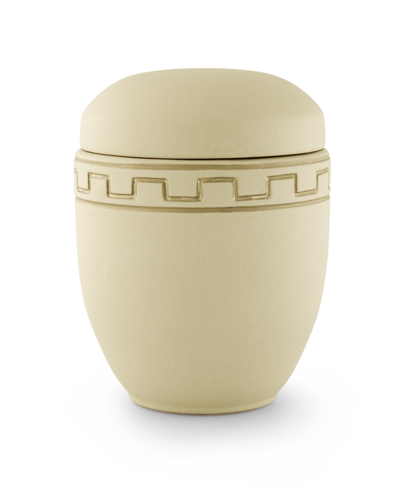 Völsing Urne Mäanderdekor Keramik