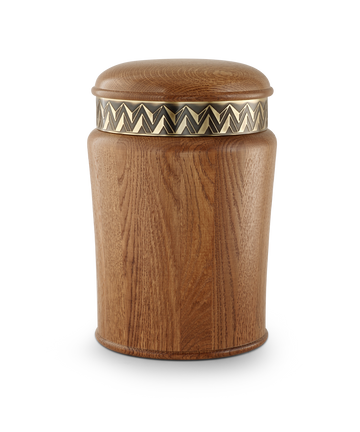 Völsing Urne Eiche Rustikal Holz