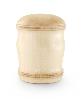 Völsing Urne Kiefer gebrannt Holz