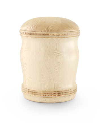 Völsing Urne Kiefer gebrannt Holz